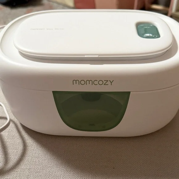 Momcozy White and Green Wipe Warmer - Picture 1 of 8